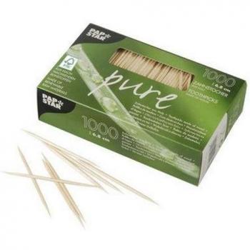 Cure-dent en bois, FSC®, 1000 pièces, couleur naturelle