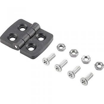 Basetech 39x30mm Durable Plastic Hinge