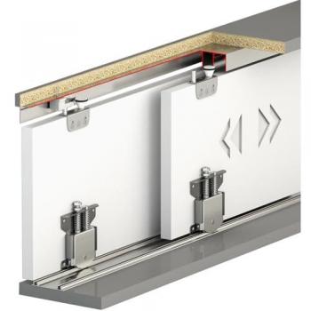 E-Slide 2 Door Sliding Wardrobe Track Kit