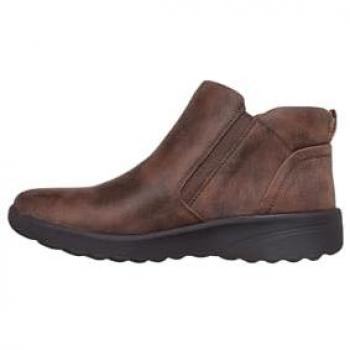 Lovely Vibe Fall In Bloom Booties – Chocolate Vegan Textile (UK 4.5)