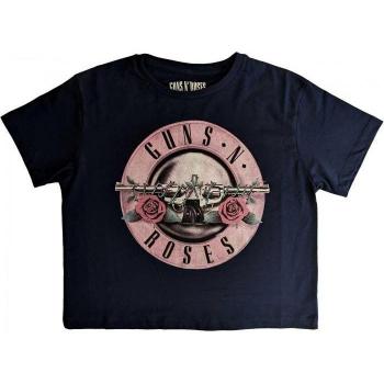 Guns N Roses Ladies Classic Logo Crop Top