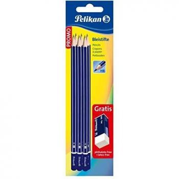Pelikan Crayons HB avec Gomme Promotionnelle
