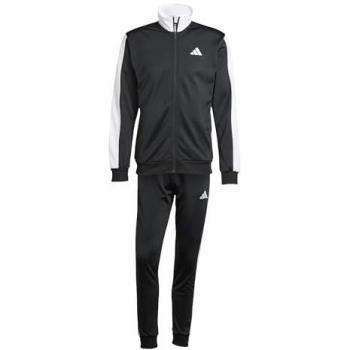 Tuta adidas Sportswear Basic Tricot Colorblock nero bianco