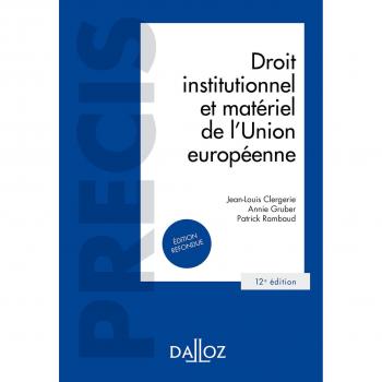 Droit institutionnel et matériel de