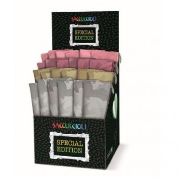 Astuccio bustina piatta 2 penne saccuccio 21x6 Glam Camu Lebez