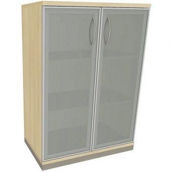 Sidney Aktenschrank aus königsahorn mit Acrylglas