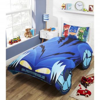 PJ Masks Catboy Duvet Cover with Cat-Car Print