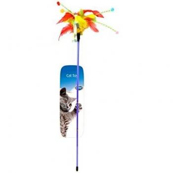 Duvo Plus Feather Play Cane Cat Toy 62 x 3 x 1.5 cm