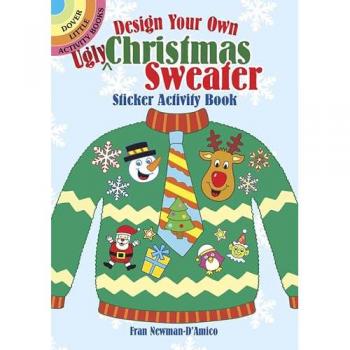 Design Your Own Ugly Christmas Sweater Sticker Activity Book