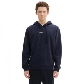 Felpa con Cappuccio Tom Tailor in Cotone Biologico XL