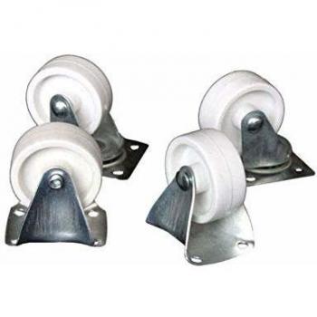 Kit de 4 roulettes en nylon 40 mm
