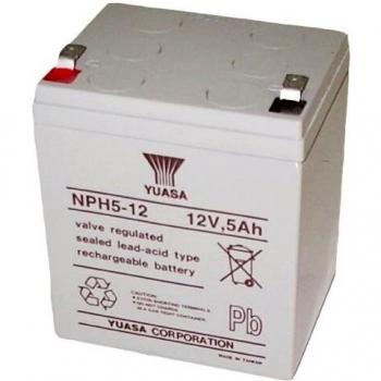 Yuasa NPH5-12 12V 5Ah Accu met Faston