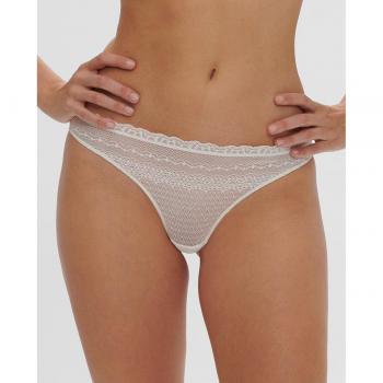 Perele Simone Tanga White 4