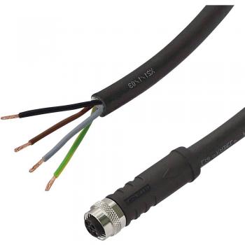 LED2WORK M12 Buchse Sensor Kabel 10 m S-kodiert 230V