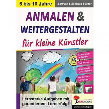 Anmalen und weitergestalten für kleine Künstler