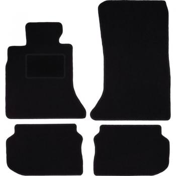 Tappetino a morbido velluto nero per BMW 5 Berlina F10 (2010‑2013)
