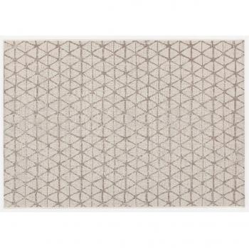 Tappeto 190x133 cm geometrico beige chiaro Veranda A