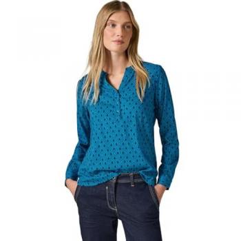 Casual Langarmbluse CECIL in celestial aqua