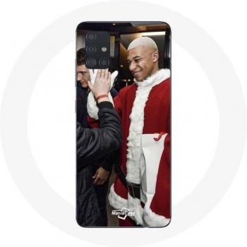 Hoesje voor Samsung Galaxy A51 5G Mbappé Football Vrolijk Kerstfeest