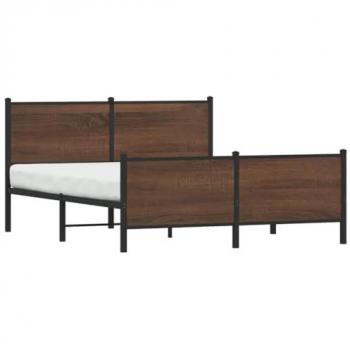 Meuble de chambre : cadre-lit 140x190 cm, tête & pied inclus