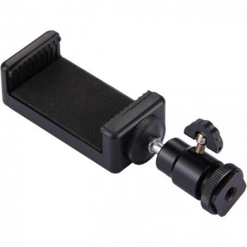 Camera Phone Holder with Tripod Adapter and 360° Ball Head