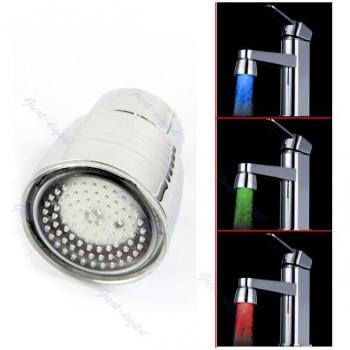 LED Temperature Display Shower Faucet Light