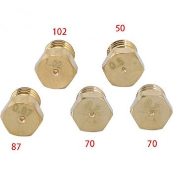 5PCS M6*0.75 Jet Nozzles for Propane Gas Burners