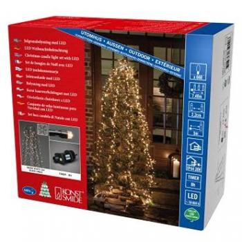 LED-Baummantel Außen 6650-800 netzbetrieben bernstein