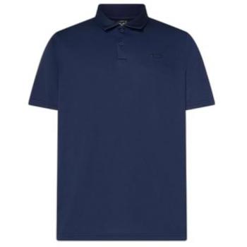 Polo Oakley Icon TN Protect RC à manches courtes 23 Bleu Marine – Hommes, M