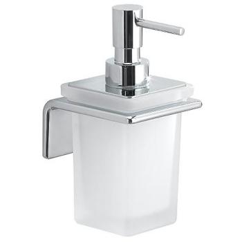 Distributeur Sapho Gedy Il Giglio – Tube de savon à hauteur réglable, verre mat/chrome A98113