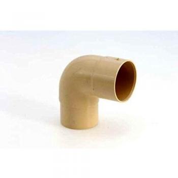 Coude PVC 87.3° Girpi, 50 mm, Sable