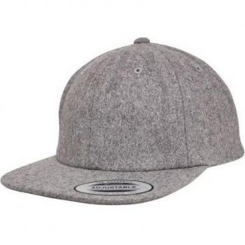 Cappellino Melton Flexfit Unisex Adulto Taglia Unica Nero