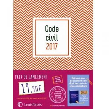 Code civil Jaquette graphik rouge