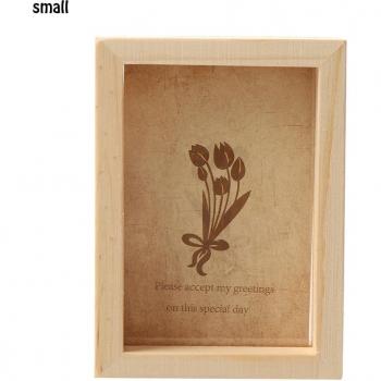 Artistic Wooden Photo Frame for Mini Pictures