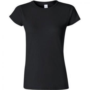 Short sleeve tee noir pour femmes – Gildan UTBC486