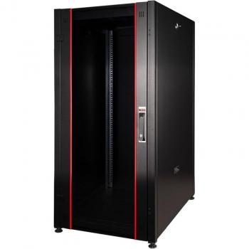 Armadio Rack 26U 19'' Nero con Porta Traforata Eavi