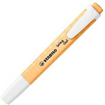 STABILO, Marker, swing cool Pastel Textmarker (Sanftes Orange, 4 mm, 1 x)