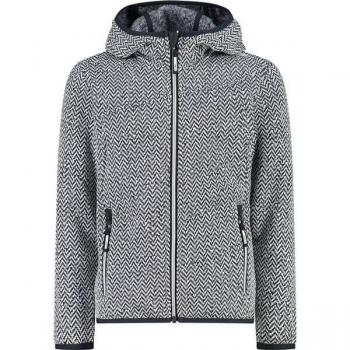 CMP Kindergurt Fleece mit Kapuze – Unisex – Grau – 116