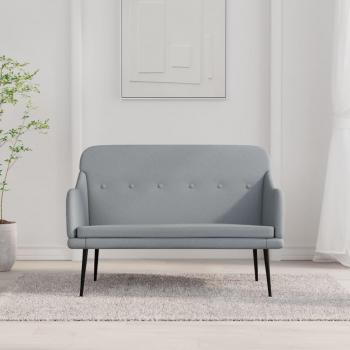 Banc de Salon Gris Clair 110x76x80 cm