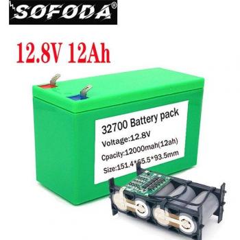 GIAUSA 32700 Lifepo4 Battery Pack with 40A Balanced BMS