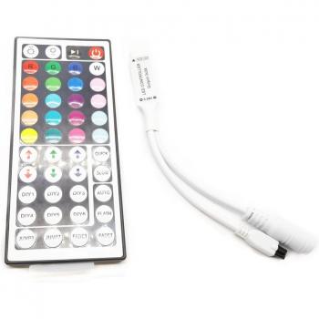 RGB LED Strip Controller with 44 Keys IR Remote