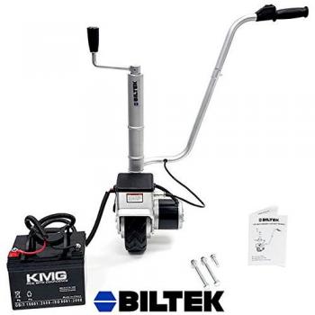 Biltek® Caravan MiniMover 12 V – Tragbares Stützrad mit KMG Batterie