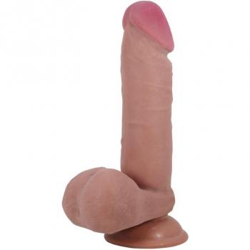 Sensualidad Líquida: Dildo Deslizante con Ventosa 20.5 cm