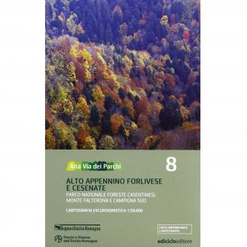 Alta via dei parchi 1:50.000. Alto Appennino forlivese e cesenate. Parco nazionale Foreste Casentinesi, monte Falterona e Campigna sud