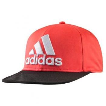 Adidas Herren Flatbrim Hut Rot – Ultra‑Violet Schutz UPF 50+
