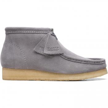 Clarks Hombres Wallabee Chukka Boots Gamuza Gris Talla 10