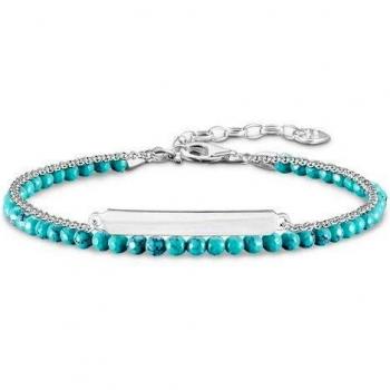 Thomas Sabo Love Bridge Armreif – Türkis (LBA0118-404-17-L19v)