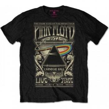 Pink Floyd Unisex T-Shirt mit Carnegie Hall Poster Grafik