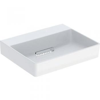 Lavabo Geberit One 50 cm, sans trop-plein, blanc KeraTect