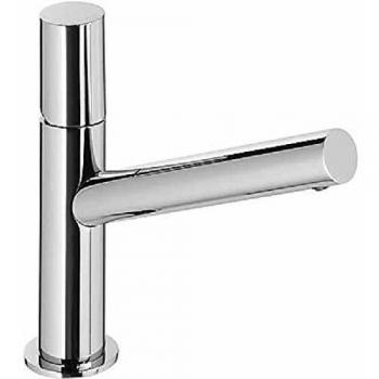 Robinet lavabo monocommande à bec long et vidage automatique